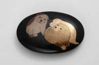 O-0031　京蒔絵本金帯留