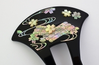 H-0237　花筏螺鈿簪