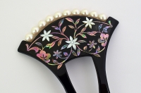 H-0258　花寄せ螺鈿簪