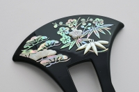 HR-0015　松竹梅螺鈿簪